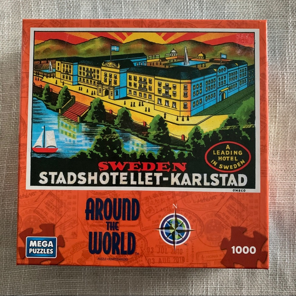 Around the world mega puzzles Sweden puzzle